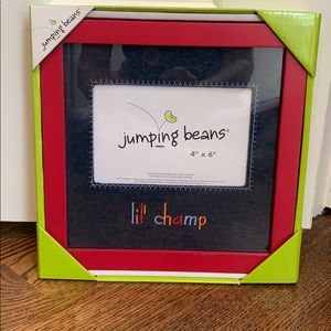 Jumping Beans 4x6 frame denim/red